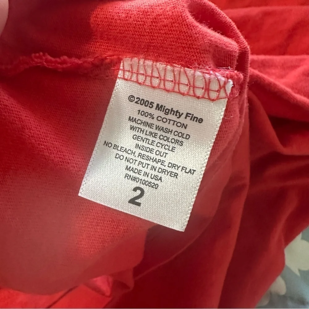 Ford Red Short Sleeve Tee Casual Cotton